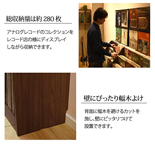 Amazon.co.jp: レコード ディスプレイ 収納 棚 レコードラック 大容量